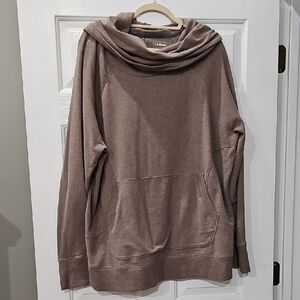 LLBean Womens Cowl Neck Sweatshirt - Size 3x Plus